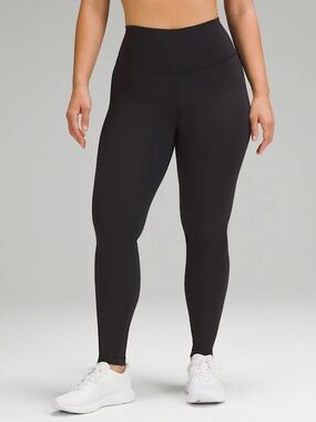 Lululemon Wunder Train Contour Fit High Rise Tight 28” in Black